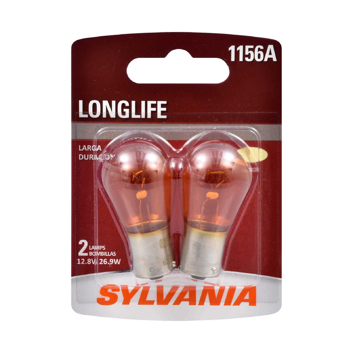 Sylvania Automotive Am3453707Ec Sylvania 1156A Long Life Mini Bulb, 2 Pack