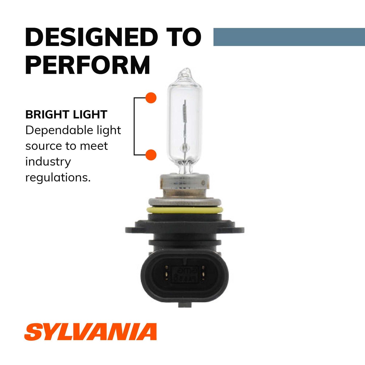 Sylvania Automotive Am4298309F1 Sylvania 9012 Basic Halogen Headlight Bulb, 1 Pack