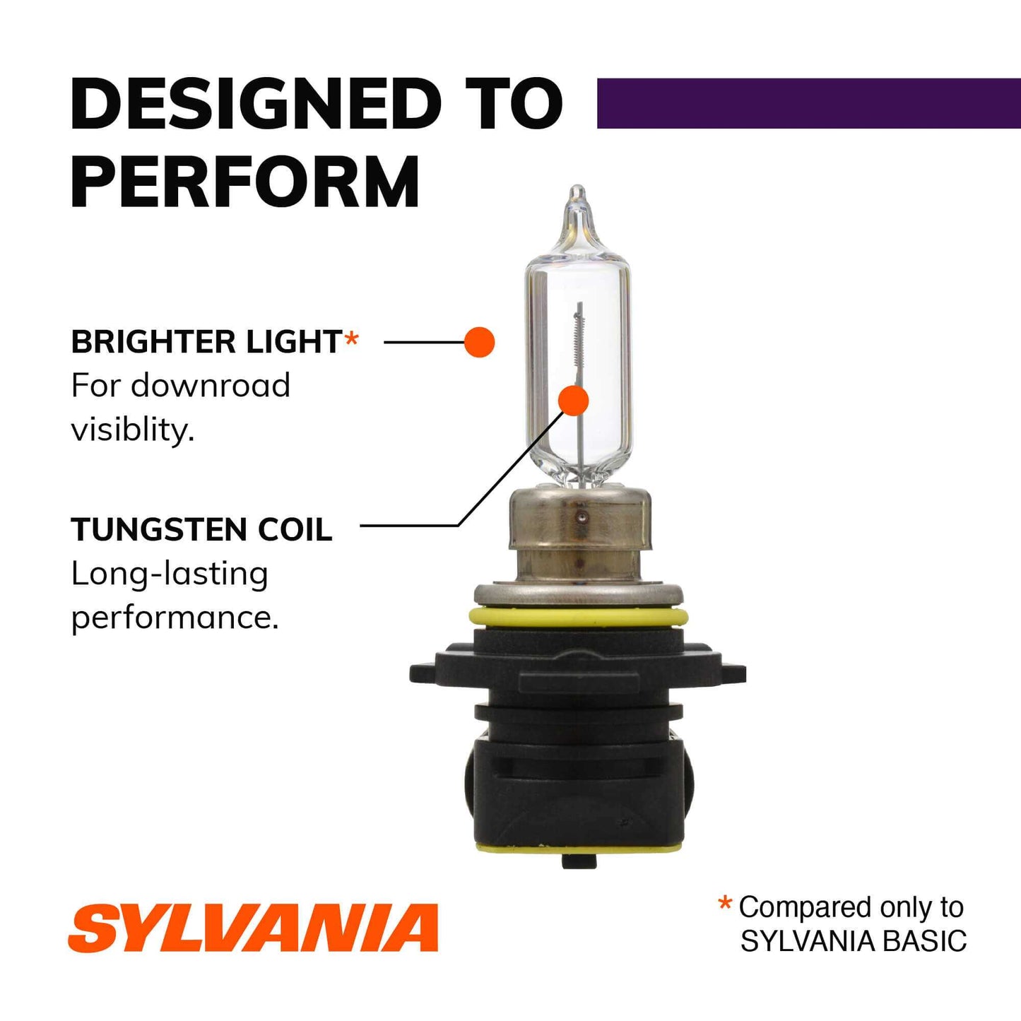 Sylvania Automotive Am4743600F1 Sylvania 9012 Xtravision Halogen Headlight Bulb, 2 Pack