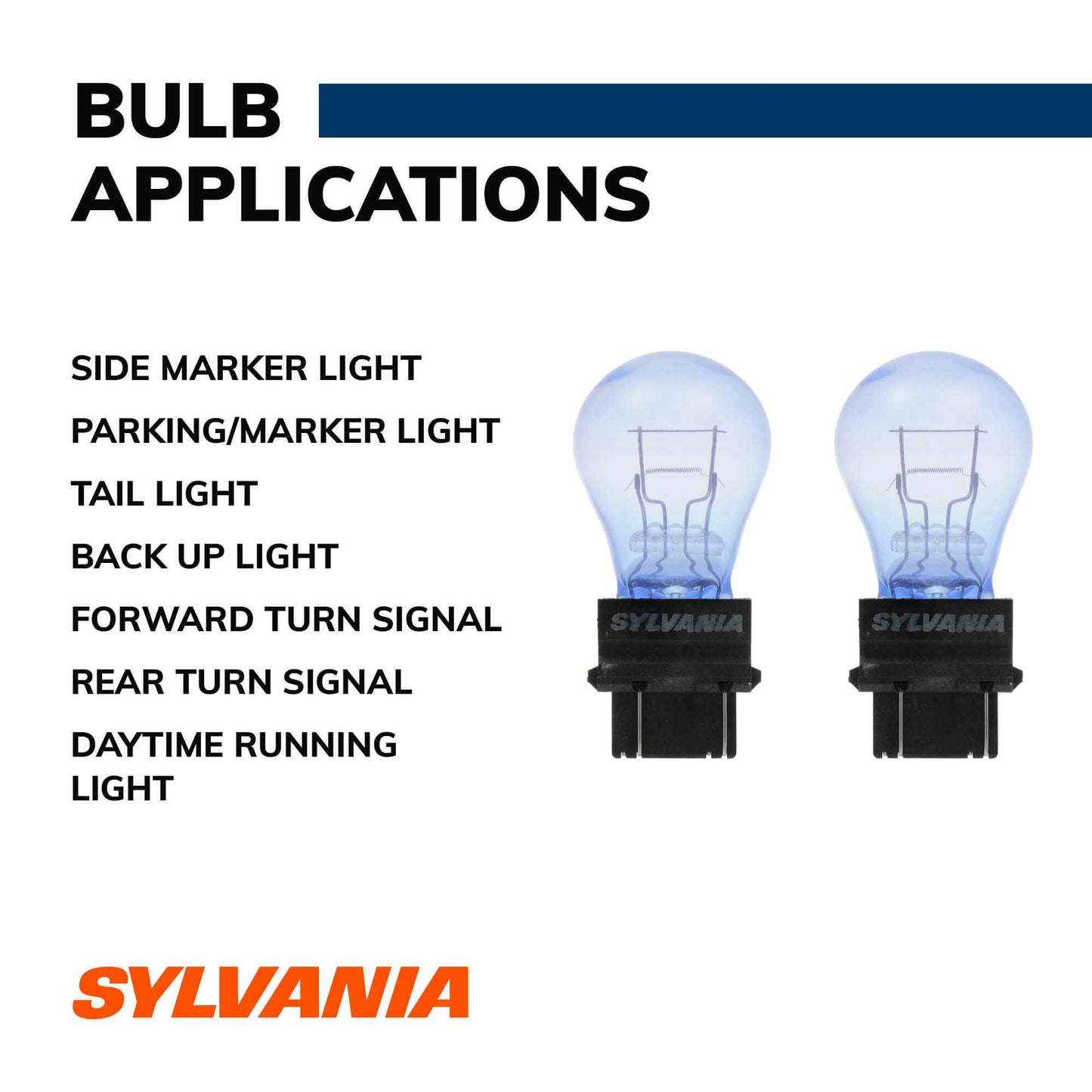 Sylvania Automotive Am4743903Ec Sylvania 3157 Silverstar Mini Bulb, 2 Pack