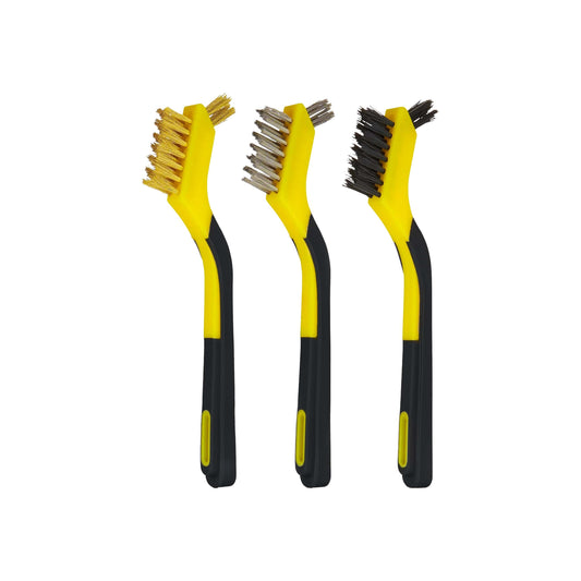 Allway AMB 3-Piece Soft-Grip Mini Stripper Brush Set