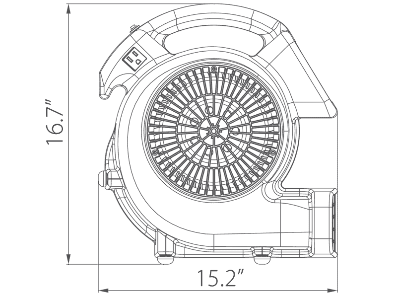 Delta Breez VCBAMR1200 BreezAirMover AMR1200 with 1200 CFM