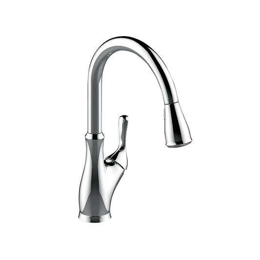 Matco-Norca AN-151C Angelic Single Handle Pull-Down Kitchen Faucet, Chrome