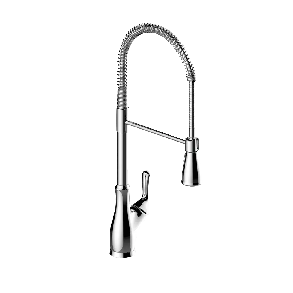 Matco-Norca AN-155C Angelic Single Handle Industrial Kitchen Faucet, Chrome