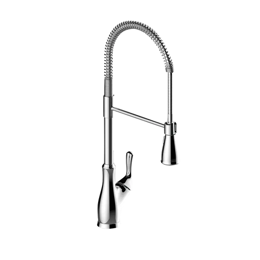 Matco-Norca AN-155C Angelic Single Handle Industrial Kitchen Faucet, Chrome
