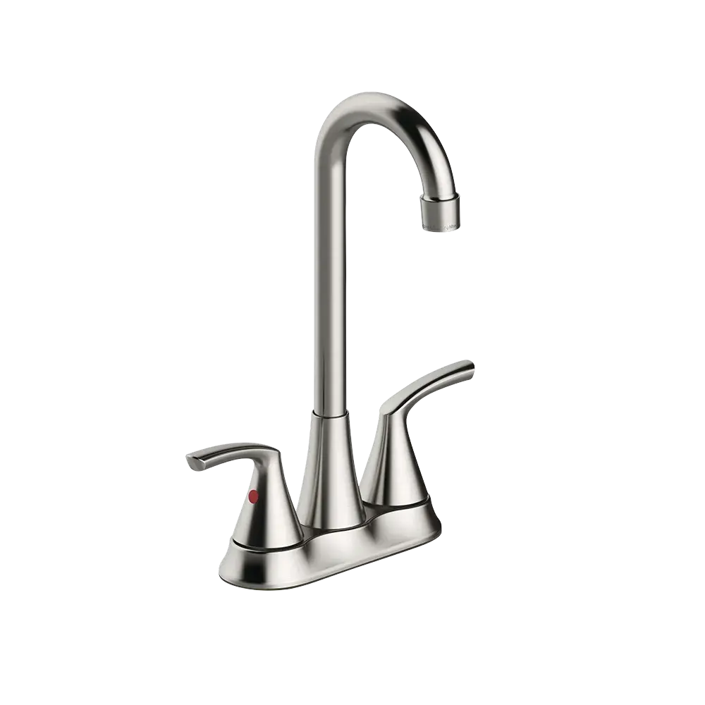 Matco-Norca AN-320SS Angelic Two Handle Bar Faucet, Stainless Steel