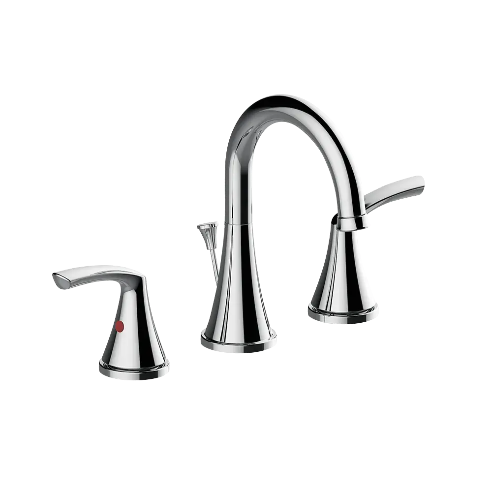 Matco-Norca AN-480C Angelic Two Handle 8" Widespread Lavatory Faucet, Chrome