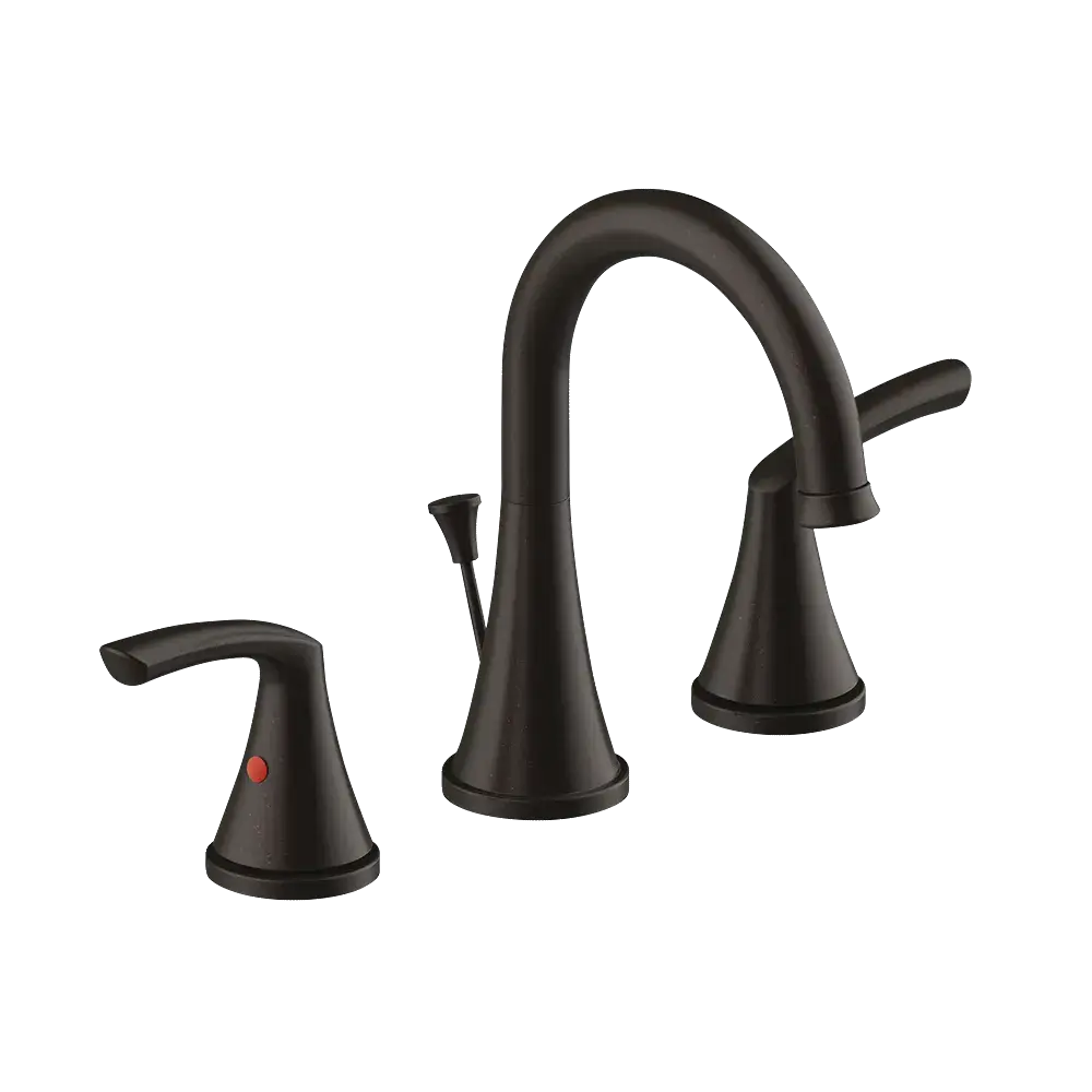Matco-Norca AN-480ORB Angelic Two Handle 8" Widespread Lavatory Faucet, Oil Rubbed Bronzet