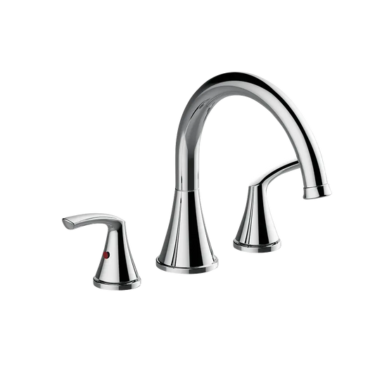 Matco-Norca AN-900C Angelic Two Handle Widespread Roman Tub Faucet, Chrome