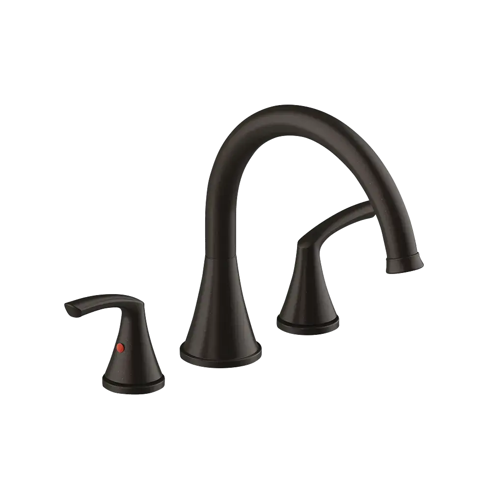 Matco-Norca AN-900ORB Angelic Two Handle Widespread Roman Tub Faucet, Oil Rubbed Bronzet