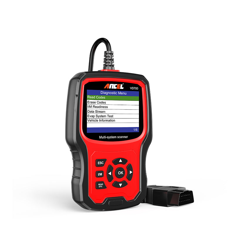Ancel VD700 All-System OBD2 Diagnostic Scanner – VAG & Universal Vehicle Code Reader