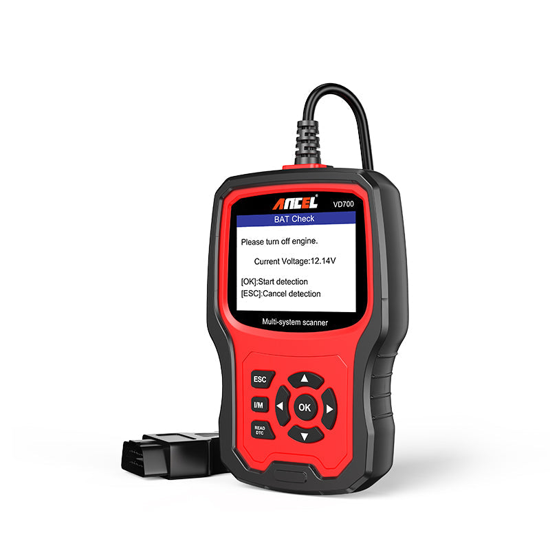 Ancel VD700 All-System OBD2 Diagnostic Scanner – VAG & Universal Vehicle Code Reader