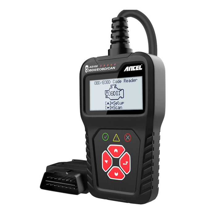 Ancel AS100 OBD2 Diagnostic Code Reader & Check Engine Scanner