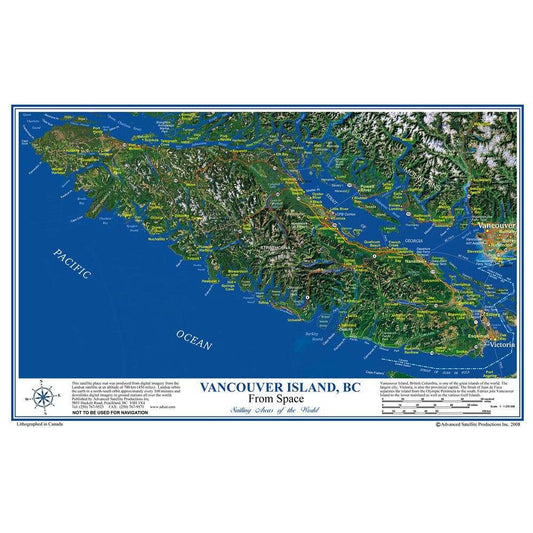 Paradise Clay ASP005 VANCOUVER ISLAND PLACE MAP