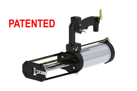 Albion Engineering AT1500-S 1500 Series AT Line Air-Powered Multi-Component Cartridge Gun Side Load (1:1, Suitcase Configuration)