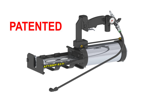 Albion Engineering AT1500Y-S3 1500 Series AT Line Air-Powered Multi-Component Spray Cartridge Gun (1:1, Suitcase Configuration)