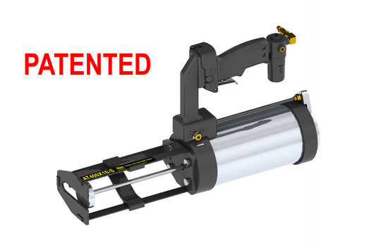 Albion Engineering AT400X10-S 400 Series AT Line Air-Powered Multi-Component Cartridge Gun (10:1, Suitcase Configuration)