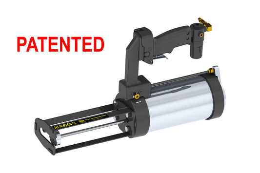 Albion Engineering AT400X4-S 400 Series AT Line Air-Powered Multi-Component Cartridge Gun (4:1, Suitcase Configuration)