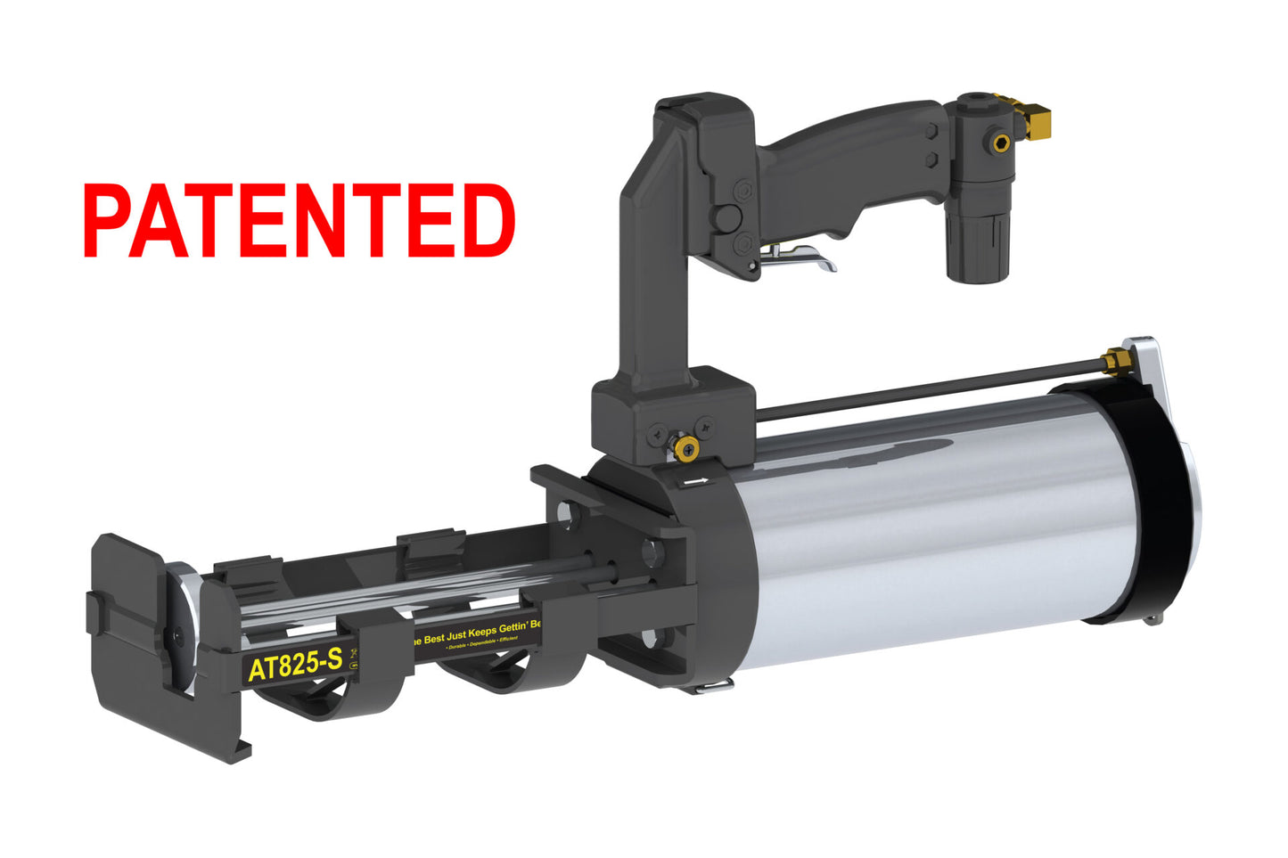 Albion Engineering AT825-S 1500 Series AT Line Air-Powered Multi-Component Cartridge Gun (10:1, Suitcase Configuration)