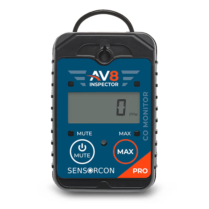 Sensorcon AV8-CO-03 AV8 Inspector Pro Carbon Monoxide Monitor for Aviation