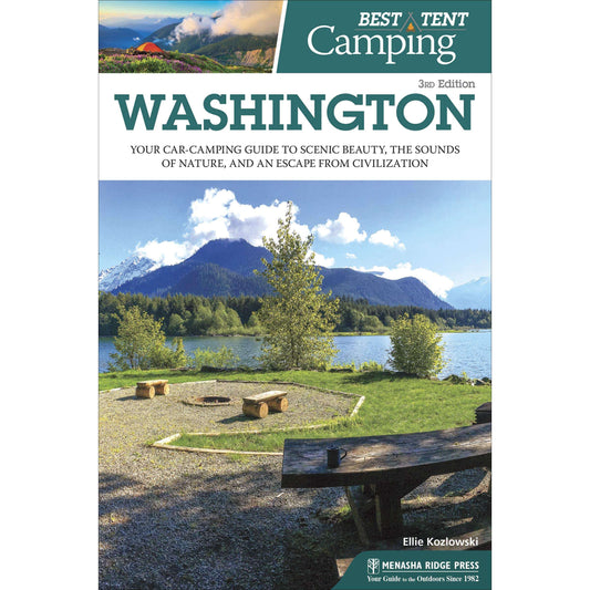 Paradise Clay AVK050 Best Tent Camping: Washington: Your Car-Camping Guide to Scenic Beauty, the Sounds of Nature, and an Escape from Civilization - Book