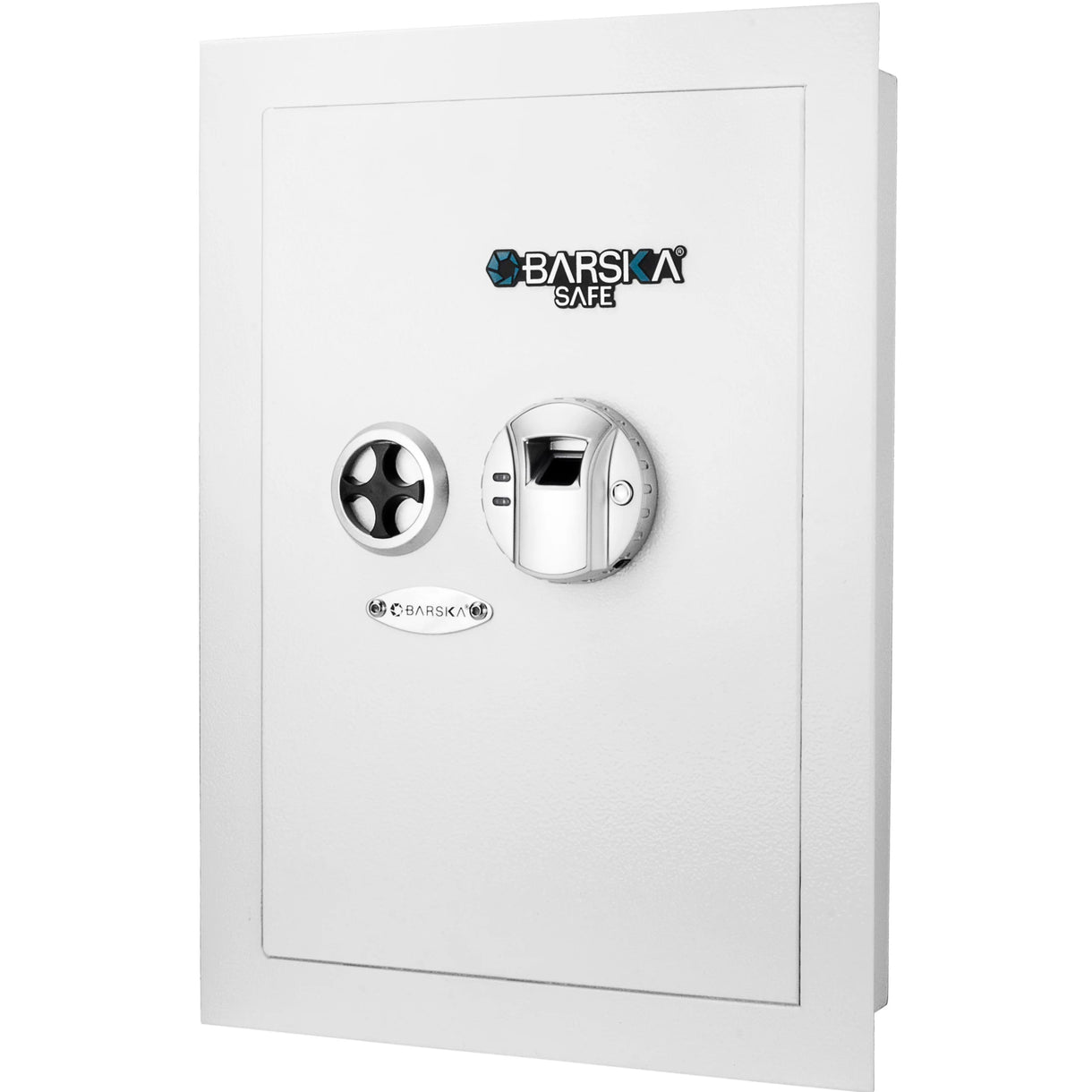 Barska AX13030 0.52 Cu. ft Right Opening Wall Safe, White