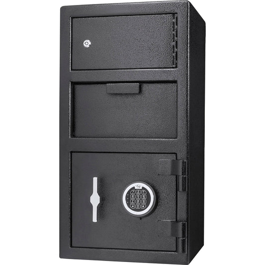 Barska AX13310 0.72/0.78 Cu. ft Dual Compartment Keypad Depository Safe