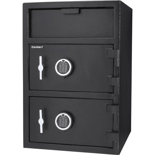 Barska AX13312 1.6/2 Cu. ft Dual Compartment Keypad Depository Safe