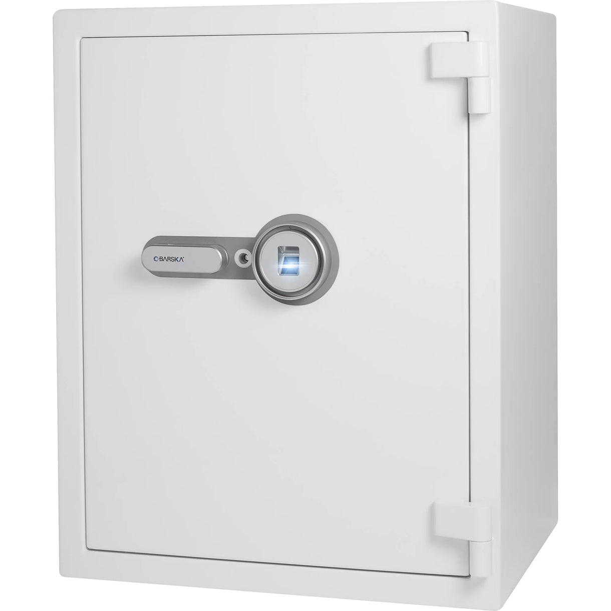 Barska AX13496 4.48 Cu. ft Biometric Fireproof Security Safe, White