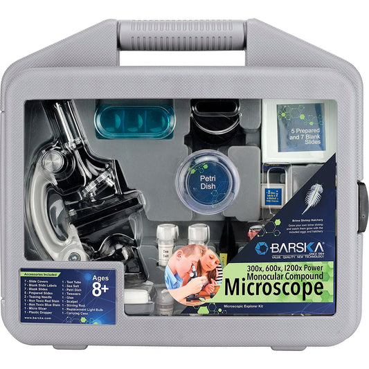 Barska AY12938 Microscope Kit with Carrying Case