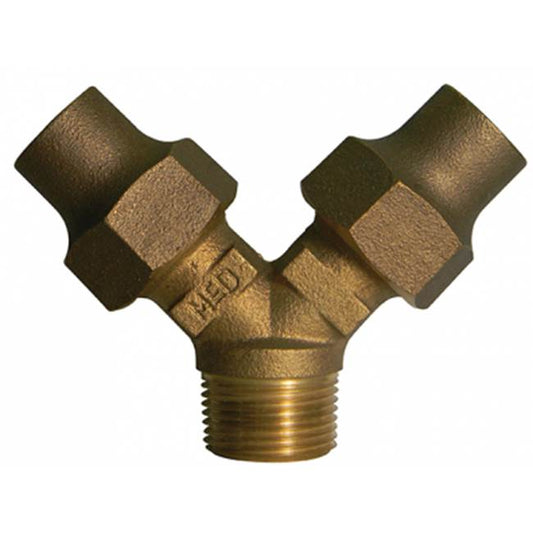 A.Y. McDonald 5127-054 708Ysmc 1X3/4 Y-Branch Mnpt X (Two) Flare -Nl