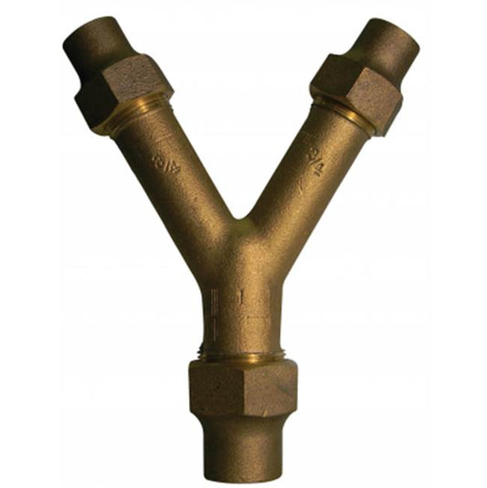 A.Y. McDonald 5127-104 708Y2Cc 1 1/2X1 Y-Branch Flare X (Two) Flare -Nl