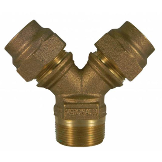 A.Y. McDonald 5127-387 708Y2Mg 2X1 Y-Branch Mnpt X (Two) Cts -Nl