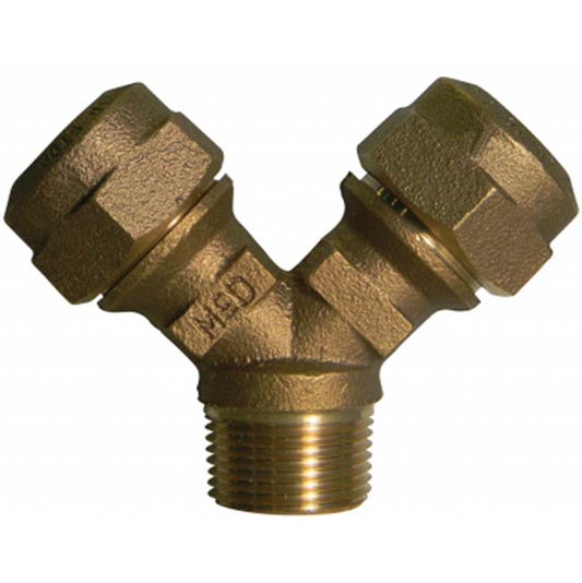 A.Y. McDonald 5127-417 708Ysmq 1X1 Y-Branch Mnpt X (Two) Cts - Nl
