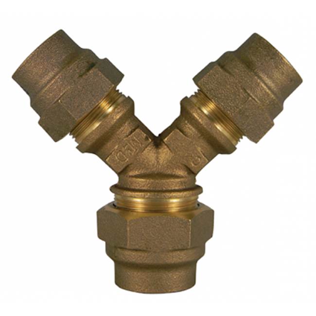 A.Y. McDonald 5128-086 708Ysgg 1 1/4X1 Y-Branch Cts X (Two) Cts - Nl