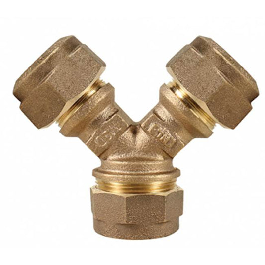 A.Y. McDonald 5183-400 708Ysqq 3/4X3/4 Y-Branch Cts X (Two) Cts - Nl