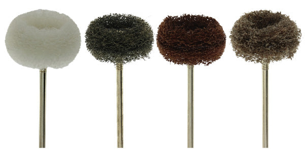 Foredom A-94222 Abrascotch Buff, 22 x 10mm, Gray, non-woven, Fine