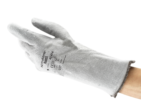 SOS Cleanroom ?800024? Ansell ActivArmr 42-474 Cut and Heat Resistant Industrial Gloves