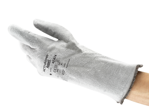 SOS Cleanroom ?288353? Ansell ActivArmr 42-474 Cut and Heat Resistant Industrial Gloves
