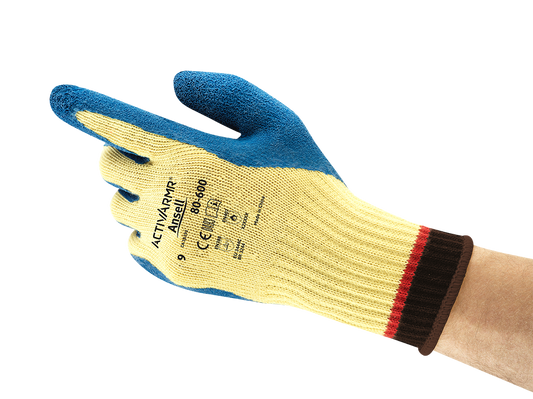 SOS Cleanroom ?206409? Ansell ActivArmr 80-600 Cut and Heat Resistant Industrial Gloves