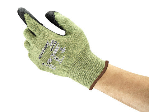 SOS Cleanroom Ansell ActivArmr 80-813 Cut and Flame Resistant Foam Coated Gloves