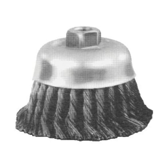 PFERD 82522 4" Knot Wire Cup Brush .014 Cs Wire 5/8-11