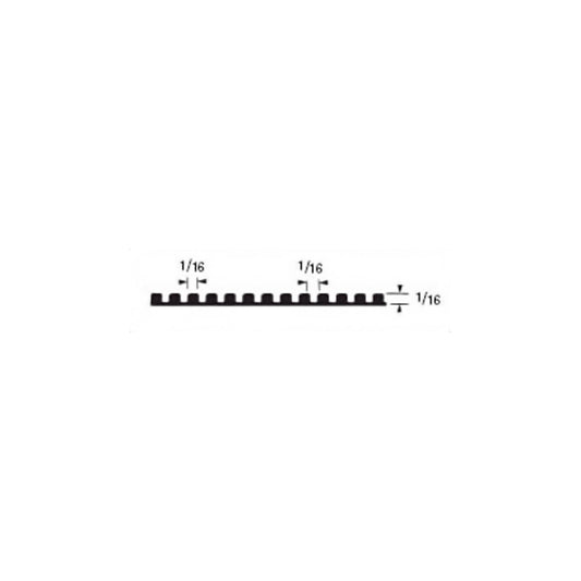 Allway SNTS1 1/16″ x 1/16″ x 1/16″ Soft-Grip Square-Notch Trowel