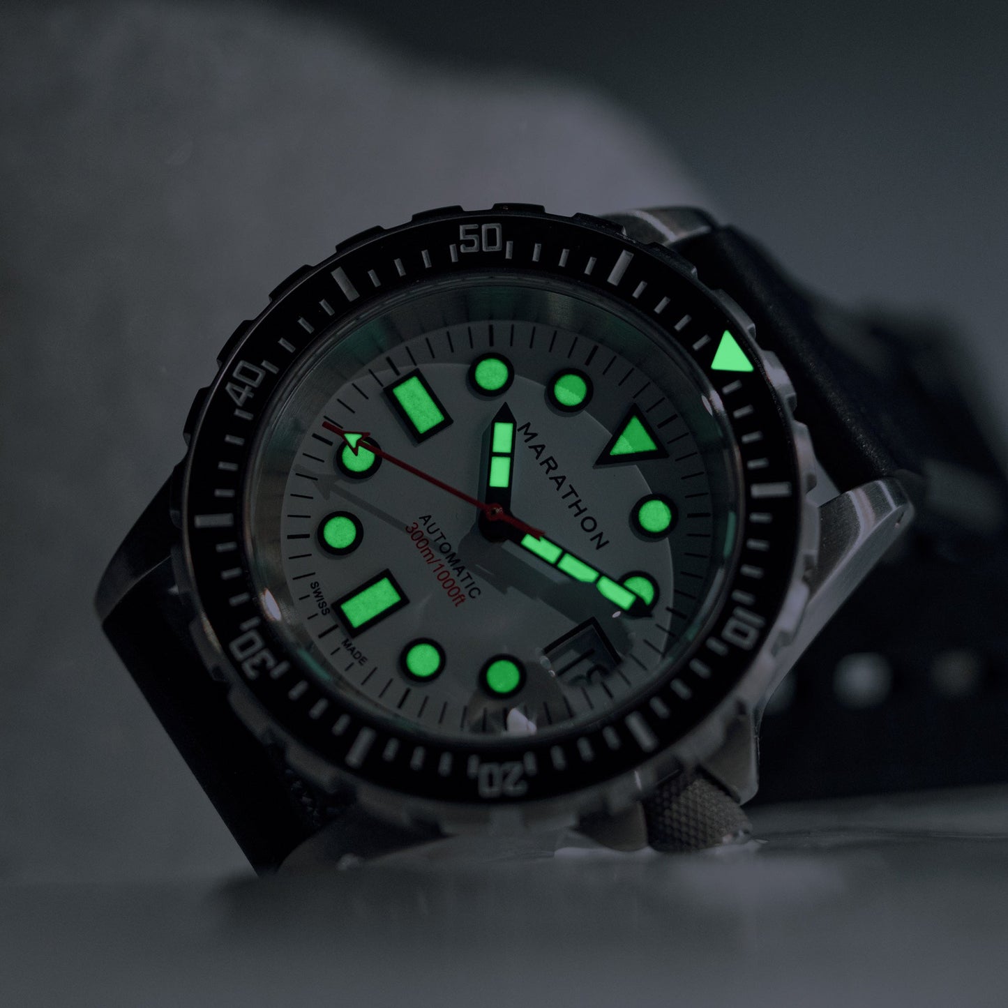Marathon WW194006SS-2530 Arctic Edition Original SAR Diver's Automatic (41mm) SS/BKSS, 3pc Rubber