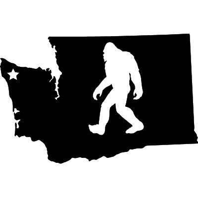 Paradise Clay CMG048 Washinghton "Bigfoot Forks" MAGNET