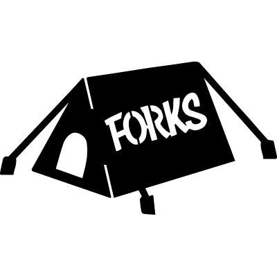 Paradise Clay CMG049 Pup Tent "Forks" MAGNET