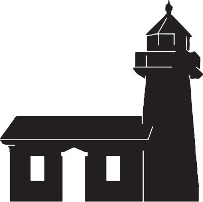 Paradise Clay CMG065 Santa Cruz Lighthouse MAGNET