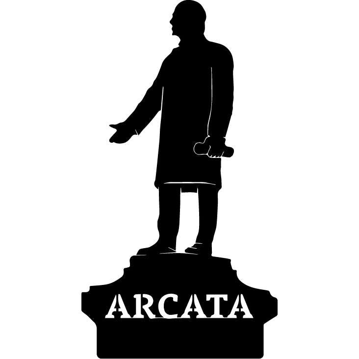 Paradise Clay CMG071 Arcata Mckinley Statue MAGNET