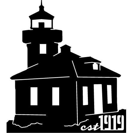 Paradise Clay CMG055 Lime Kiln Lighthouse MAGNET