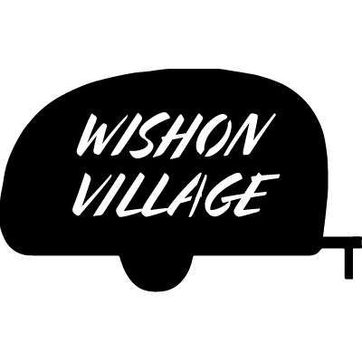 Paradise Clay CMG123 Camper w/ Wishon Village MAGNET